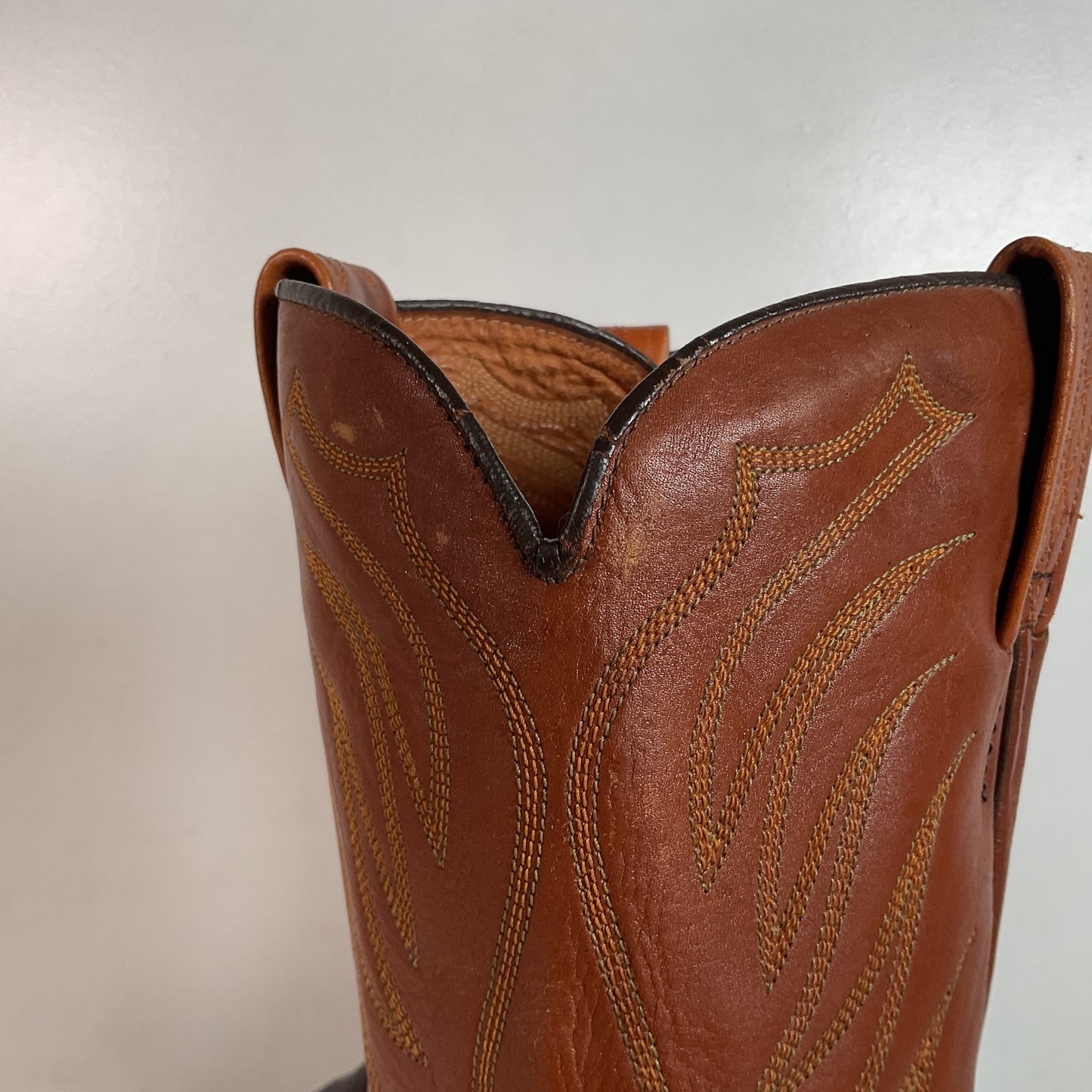 Vintage W.B. Masterson Wrangler Cowboy Boots 12 B (Narrow) Dress Lizard Cut