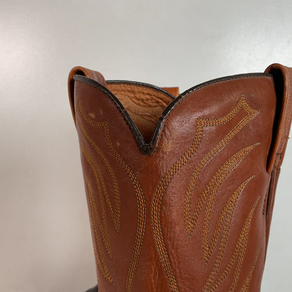Vintage W.B. Masterson Wrangler Cowboy Boots 12 B (Narrow) Dress Lizard Cut