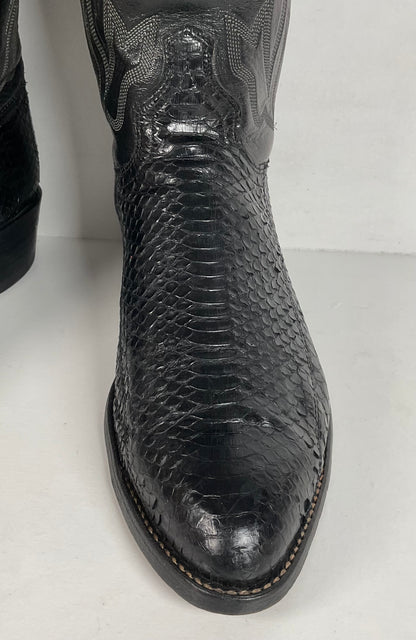 Texas Imperial Snakeskin Cowboy Boots | USA Made | Python | Set of (2) | 9.5 D
