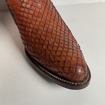 Vintage Anaconda Snakeskin Cowboy Boots | Exotic | Customized | Men’s 10.5