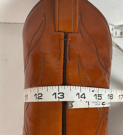 Vintage Tony Lama Patent Leather Cowgirl Boots Men’s 6 | Women’s 7 Gold Label