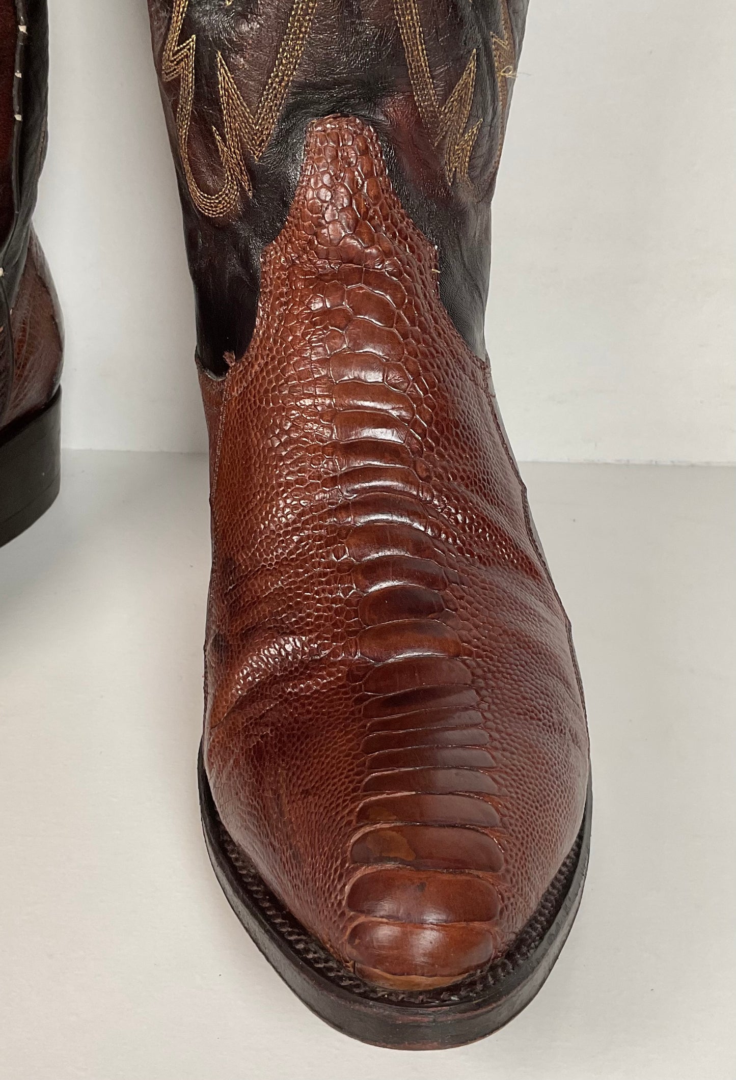 Vintage Cuadra Ostrich Leg Cowboy Boots | Exotic | Men’s 10.5