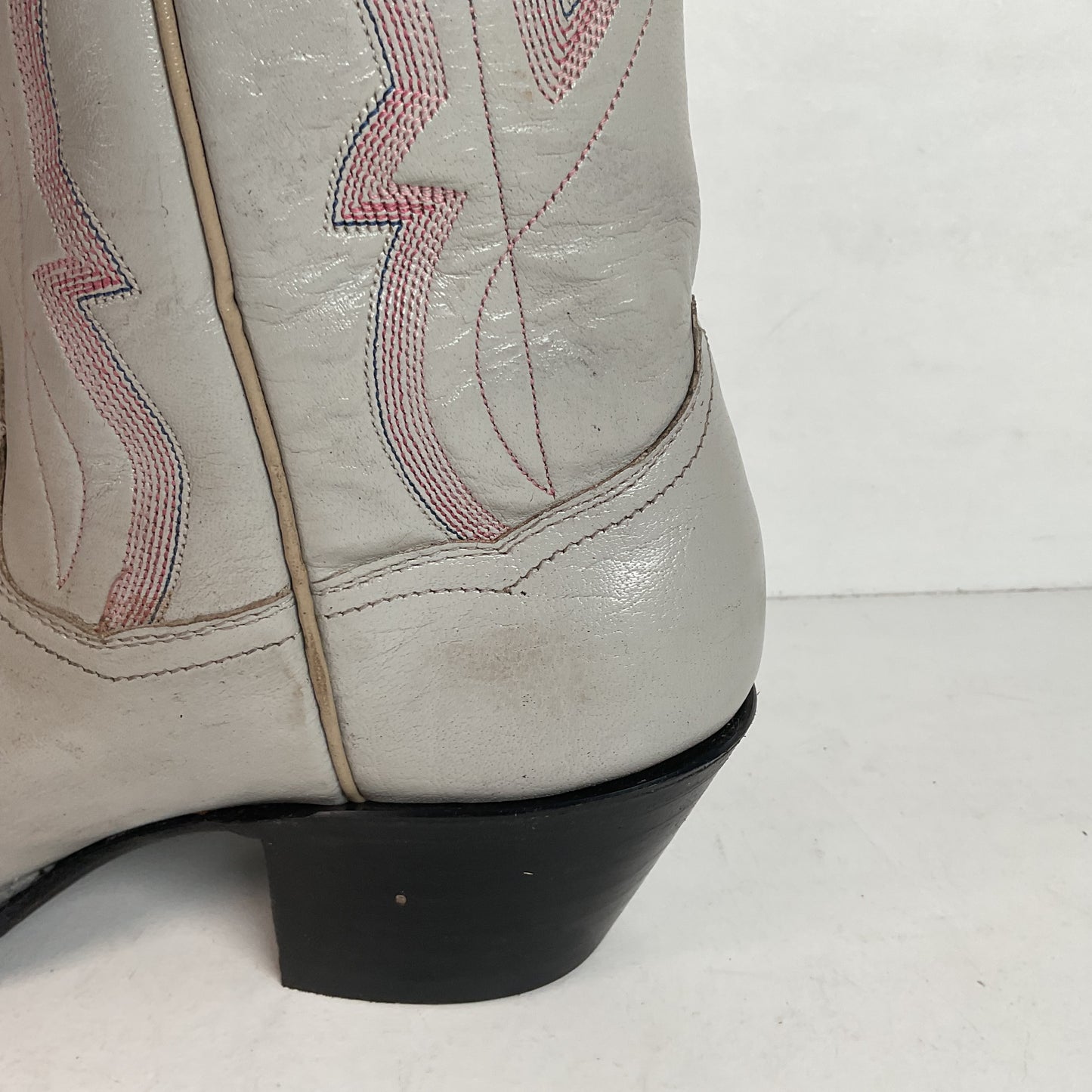 Vintage Panhandle Slim Taupe Cowgirl Boots 7 B Hand Crafted