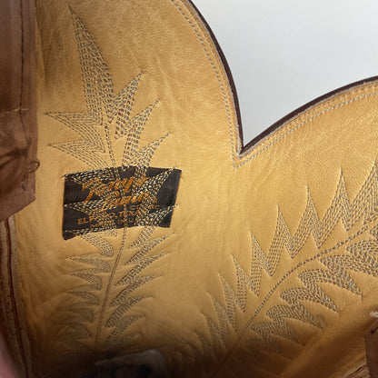 Vintage Tony Lama Gold Label Cowboy Boots | Marbled Leather | Men’s 8 D