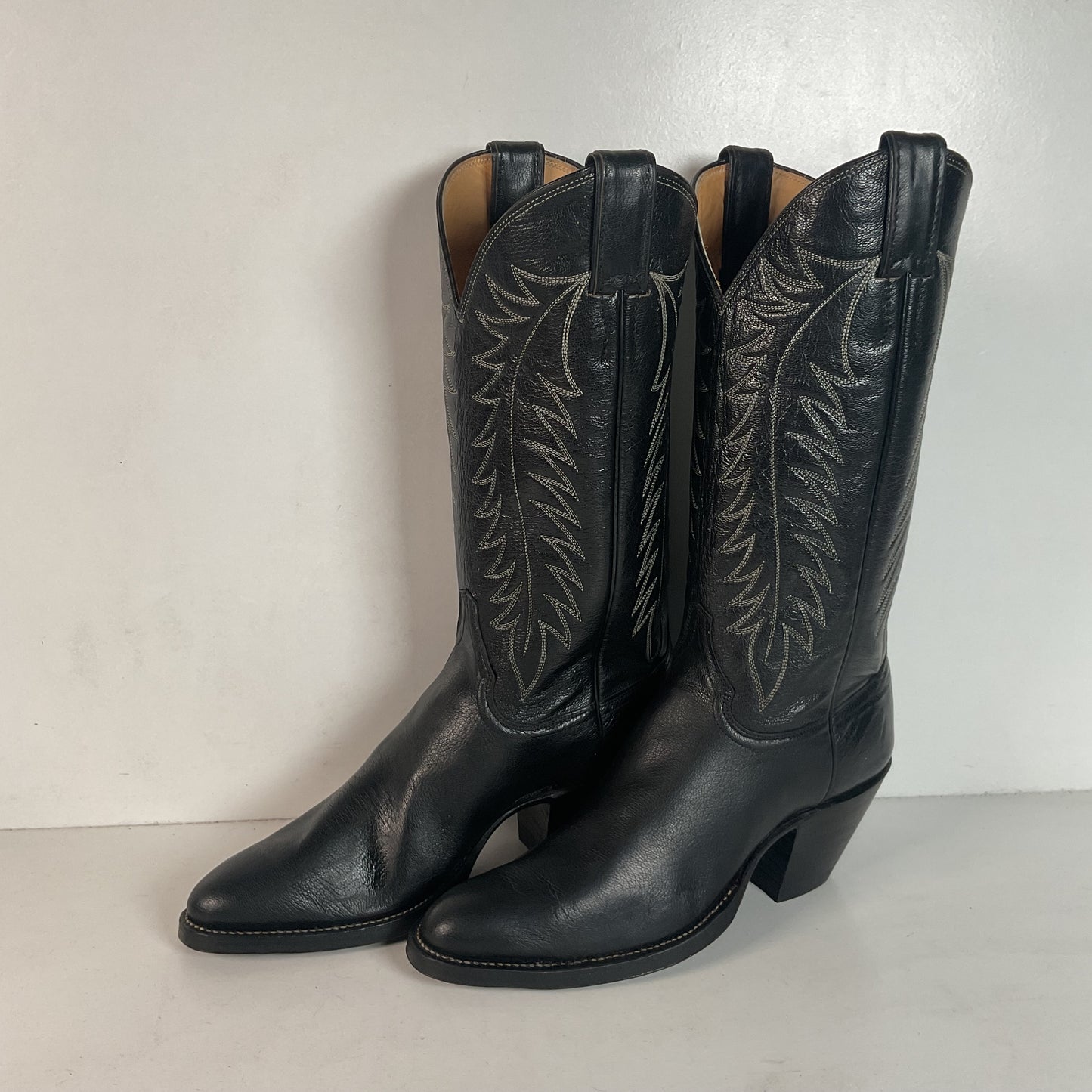 Vintage Justin Pig Skin Cowboy Boots | Wild Boar | USA Made | Men’s 7 D