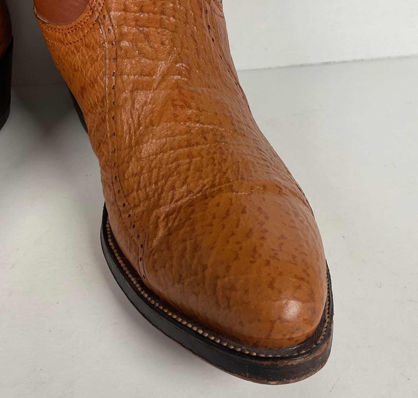 Vintage Shark Skin Cowboy Boots | Exotic | Men’s 9 D