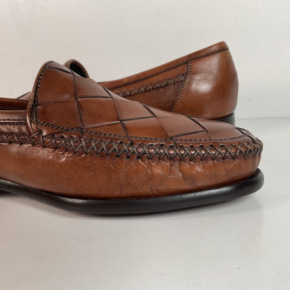 Cole Haan Bragano Loafers | Cristallo | Basket Weave | 8.5 M