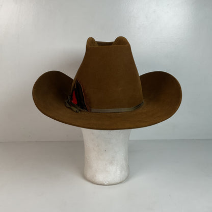Bailey Hand Creased Cowboy Hat 6 7/8 Texas Made 5X Beaver