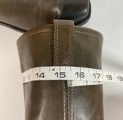 Women’s Frye 12 R Harness Boots 11 M Olive Brown Retired