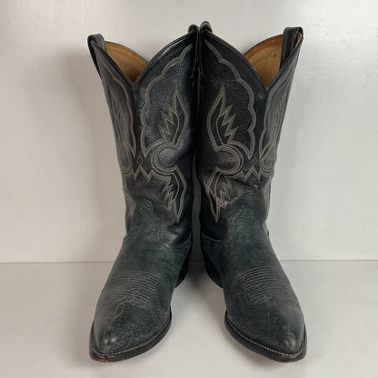 (2) Pairs Of Tony Lama Shoulder Cowboy Boots 8.5 D Style 6252 & 6250