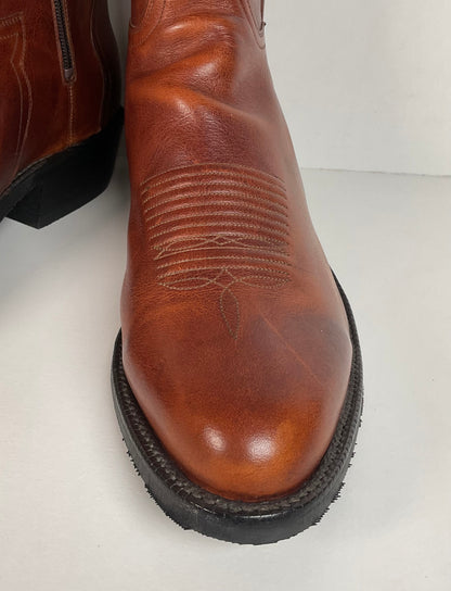 Lucchese Western Side Zip Boots | Ankle | Classics Handmade | 10.5 EE