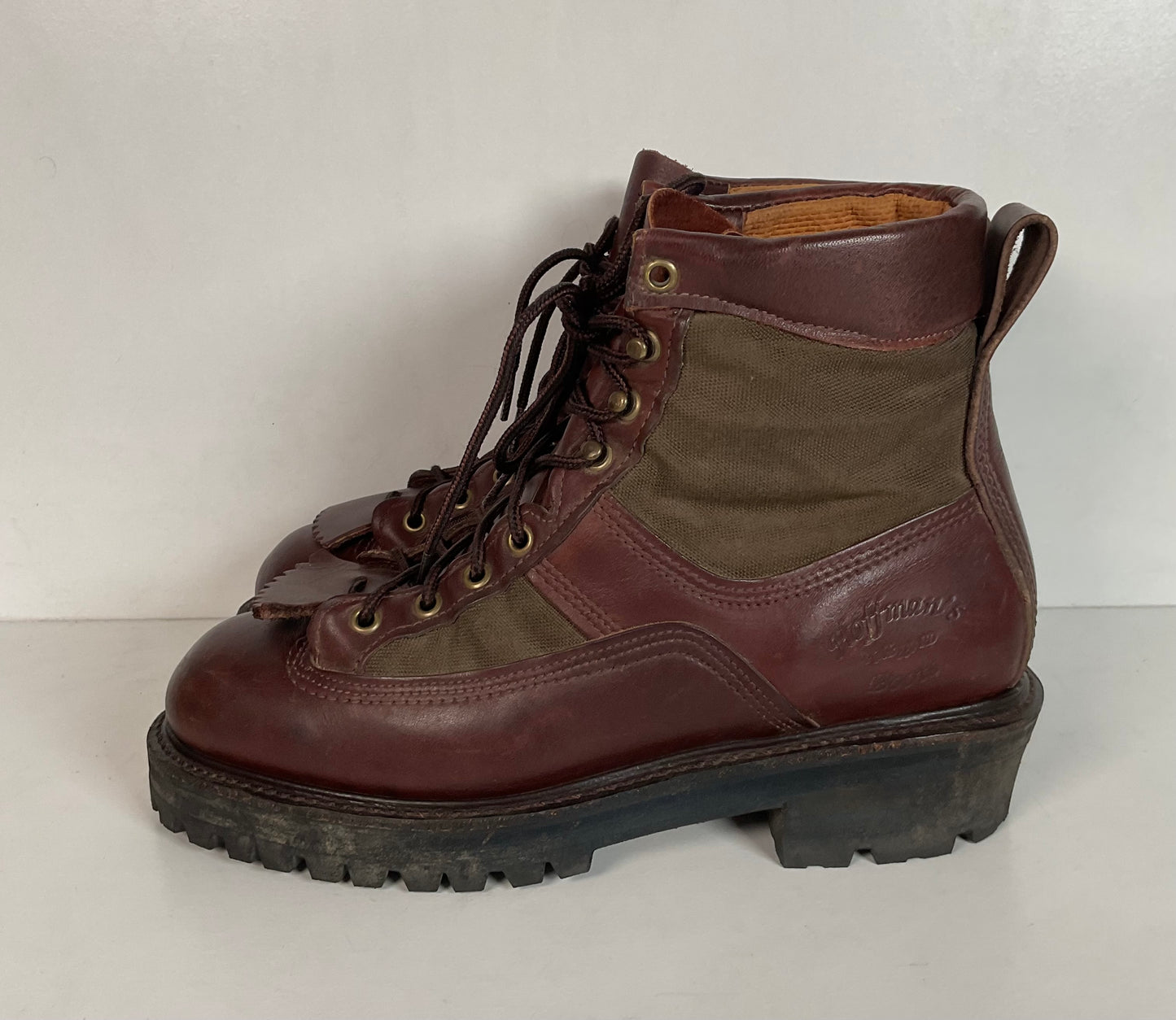 Hoffman Composite Toe Lineman Hiker Boots 8 EE Style 19600 USA Made