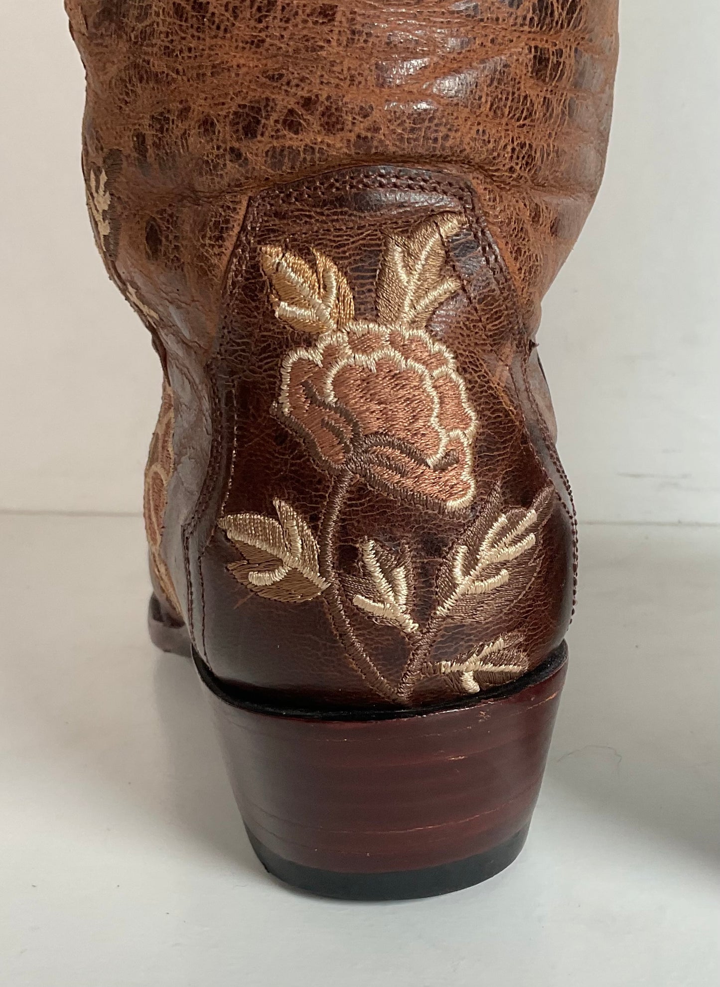 Old Gringo Brown Wildflower Cowgirl Boots 6.5 B