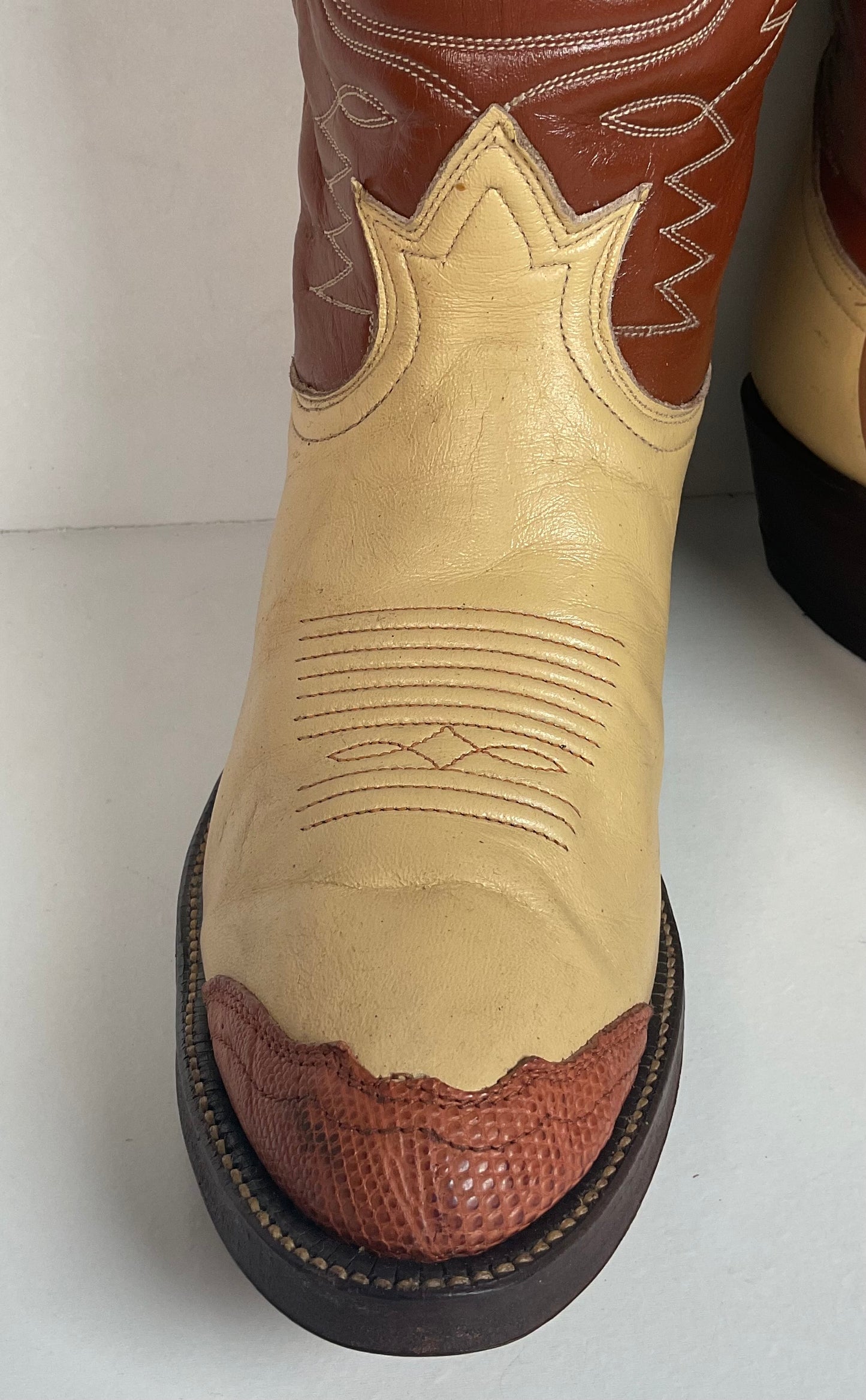 Tony Lama Urban Cowboy Boots Men’s 7 B | Women’s 8 Gold Label USA Made
