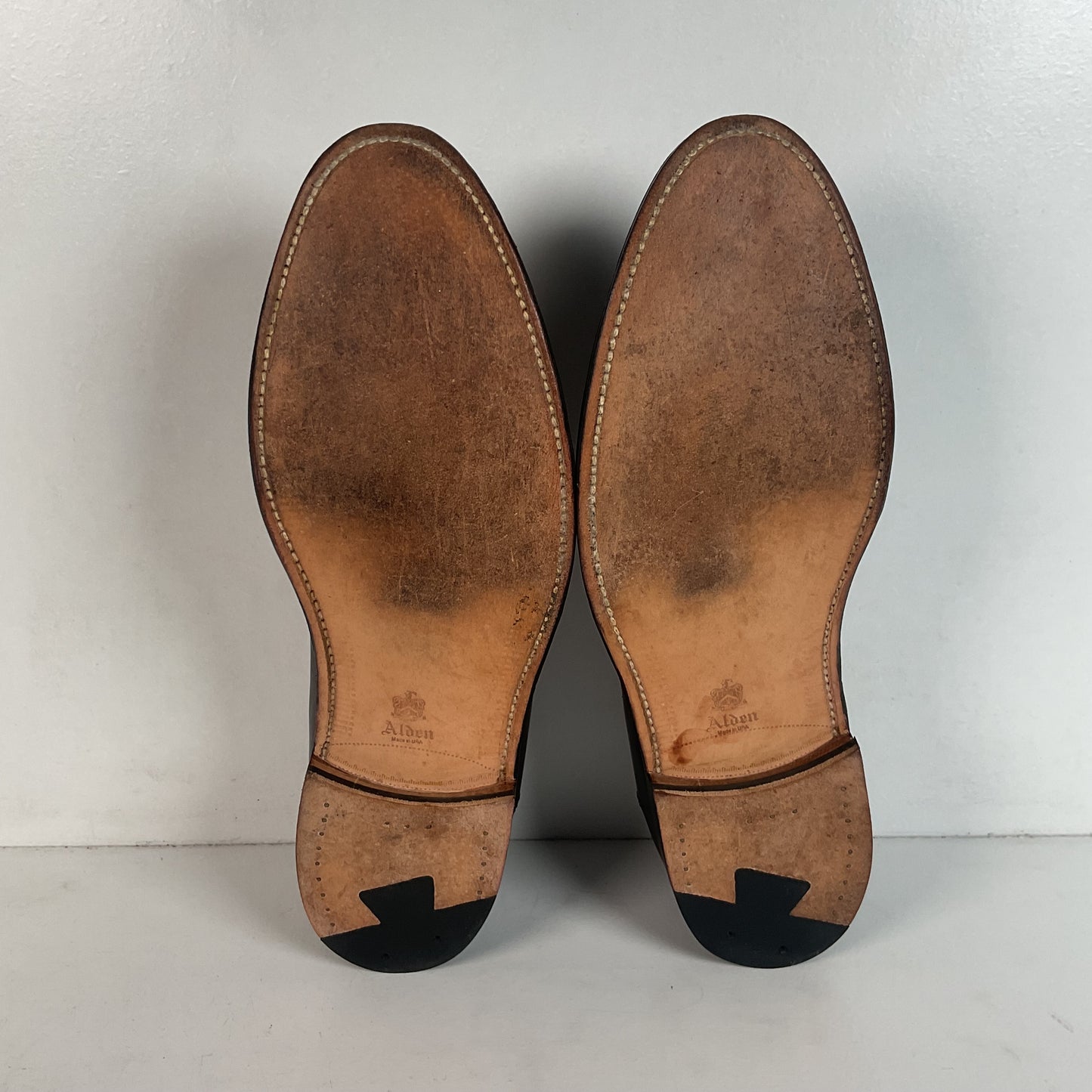 Alden Men's 683 - Full Strap Slip On - Burgundy Calfskin - 11 B (Narrow)