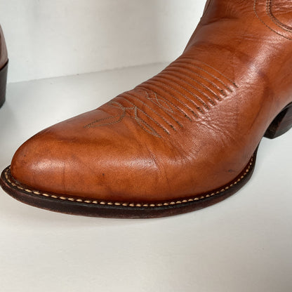 Vintage El Dorado Cowboy Boots | Chocolate Cow | Men’s 11.5 D