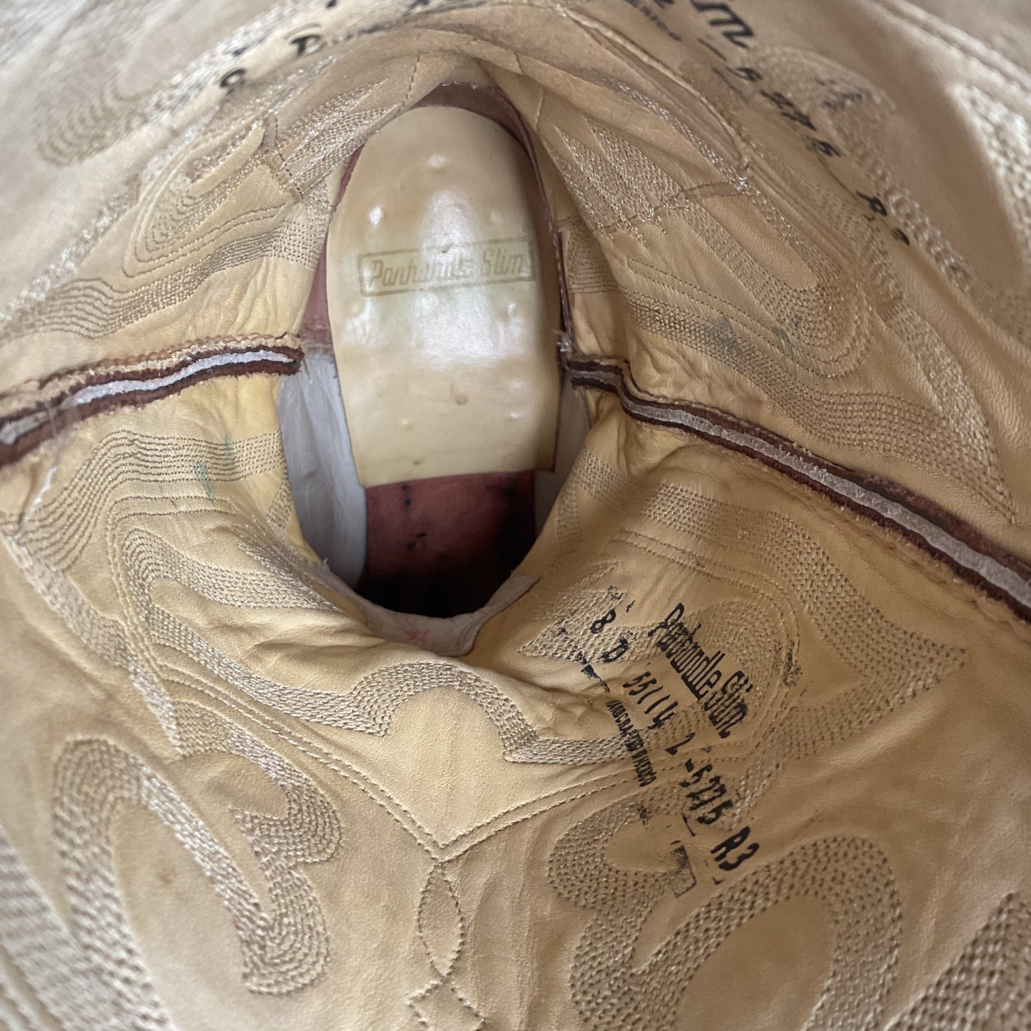 Vintage Panhandle Slim Cowboy Boots | Ostrich Leg & Smooth | Set of (2) | 8 D