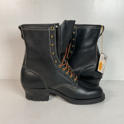 Vintage Herman Santa Rosa Packer Boots 10.5 W USA Made Soft Toe Quabaug Vibram
