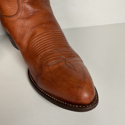 Vintage El Dorado Cowboy Boots | Chocolate Cow | Men’s 11.5 D