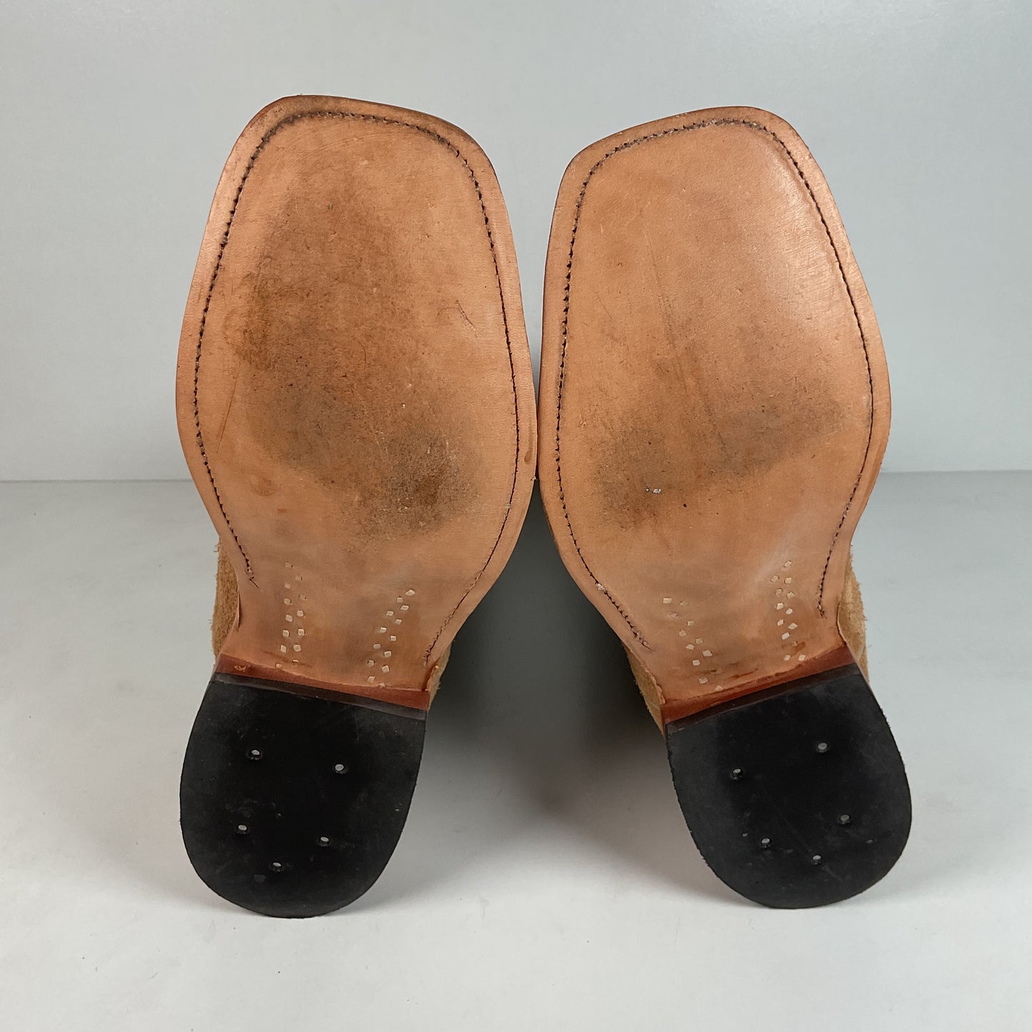 Anderson Bean Stampede Tall Top Cowboy Boots | Rough Out Suede | Men’s 11.5 EE