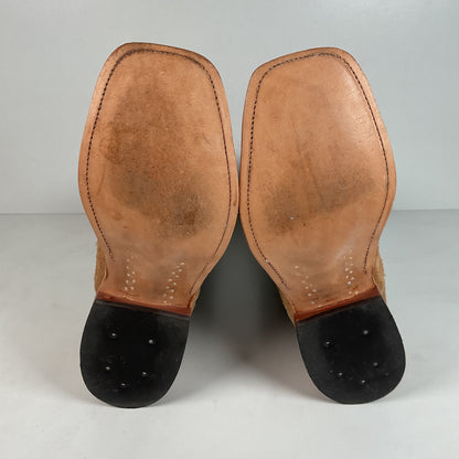Anderson Bean Stampede Tall Top Cowboy Boots | Rough Out Suede | Men’s 11.5 EE