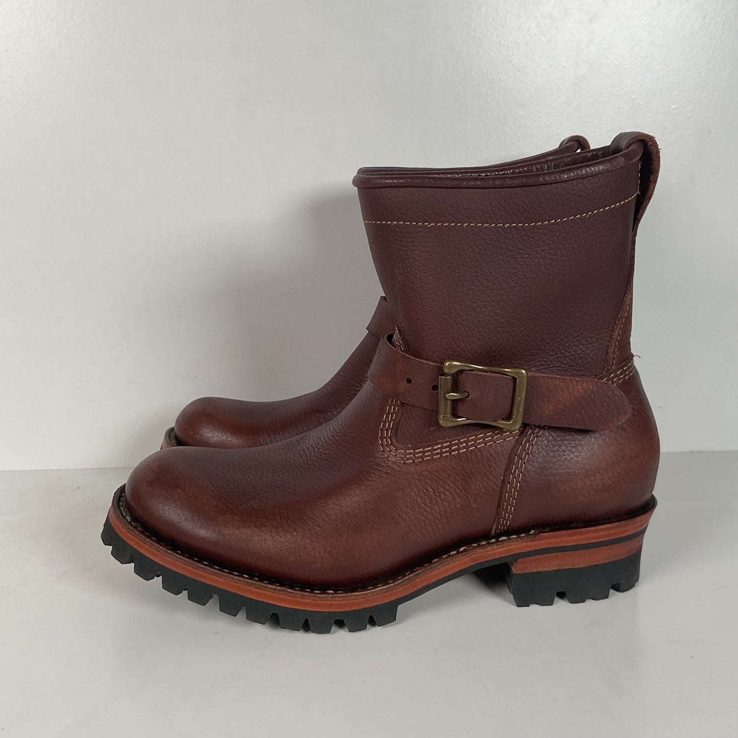 Bison Hide Engineer Boots | Shorty | Custom | PNW | Pacific Northwest | Men’s 9.5