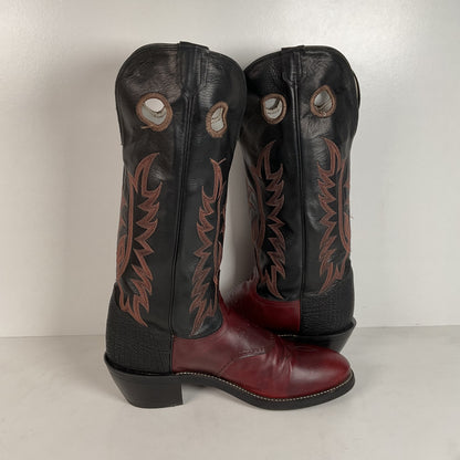 Tony Lama Renegade Buckaroo Boots | Shark Skin Heel | Exotic | USA Made | 13 B