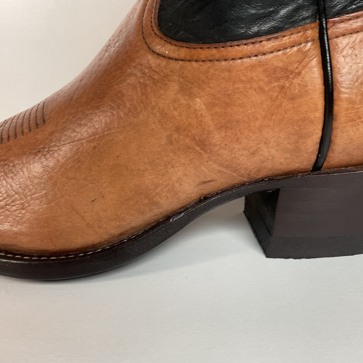 Vintage Tony Lama Bull Shoulder Cowboy Boots | USA Made | Men’s 9 D