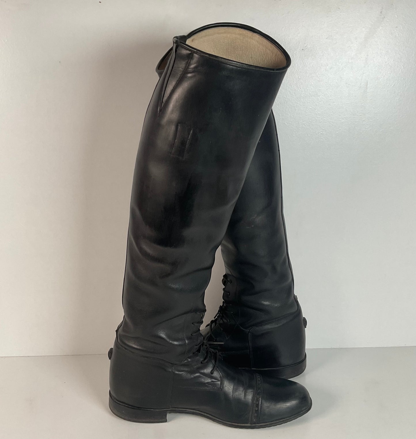 Der Dau Equestrian Riding Boots | Polo | Black Calf | Custom Made | Women’s 8.5