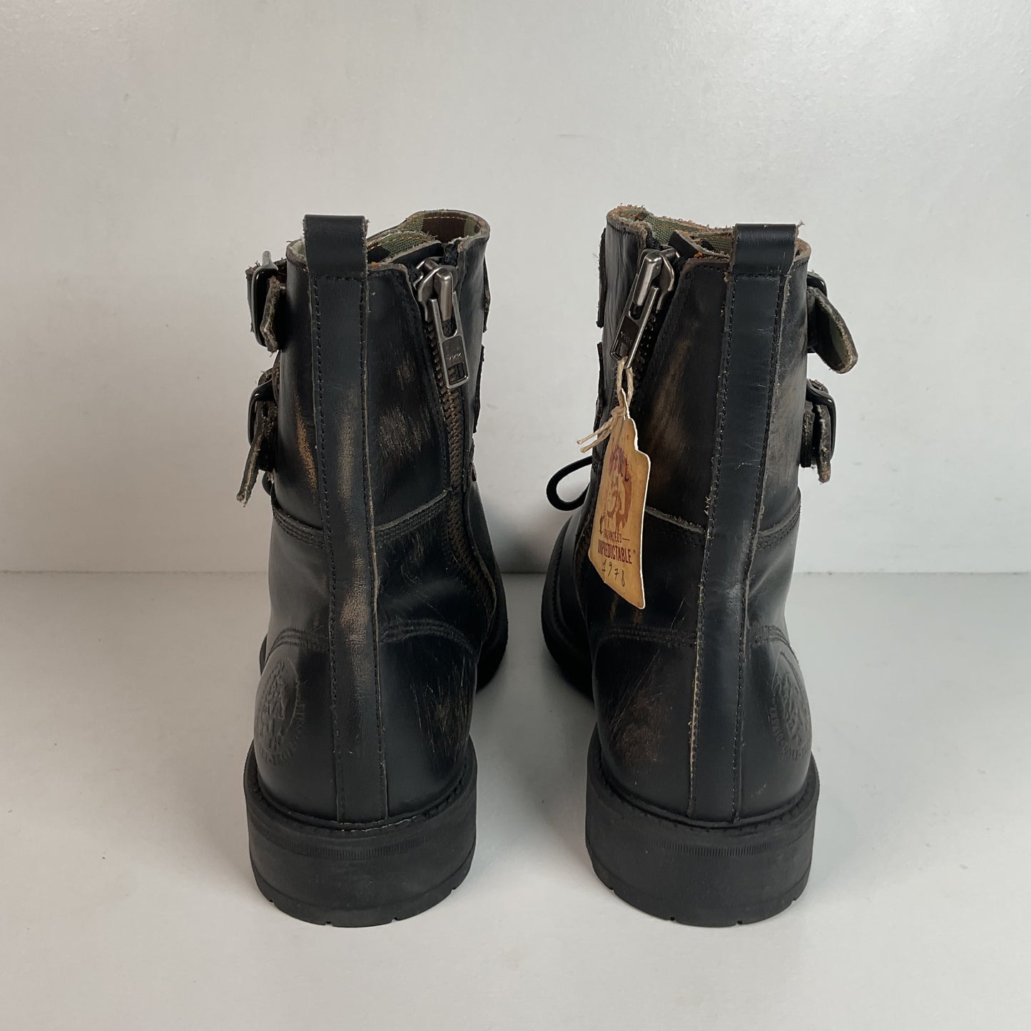 Diesel Double Buckle Harness Boots Men’s 44 EU | 10.5 US Only The Brave