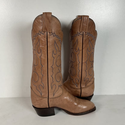 Vintage Tony Lama Gold Label Cowgirl Boots | USA Made | Men’s 5.5 | Women’s 6.5