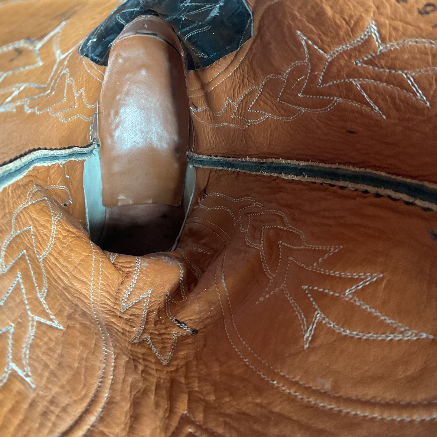 Remington Natural Alligator Cowboy Boots 9 D Body Cut