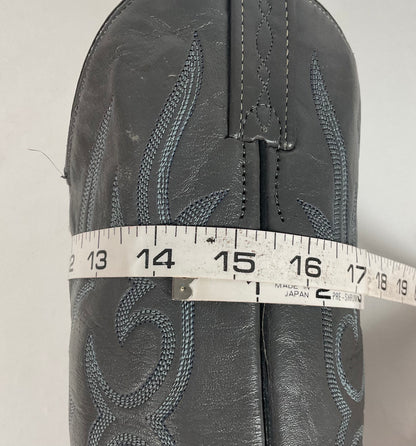 Vintage J. Chisholm Bullhide Cowboy Boots | USA Made | Grey | Men’s 8.5 D