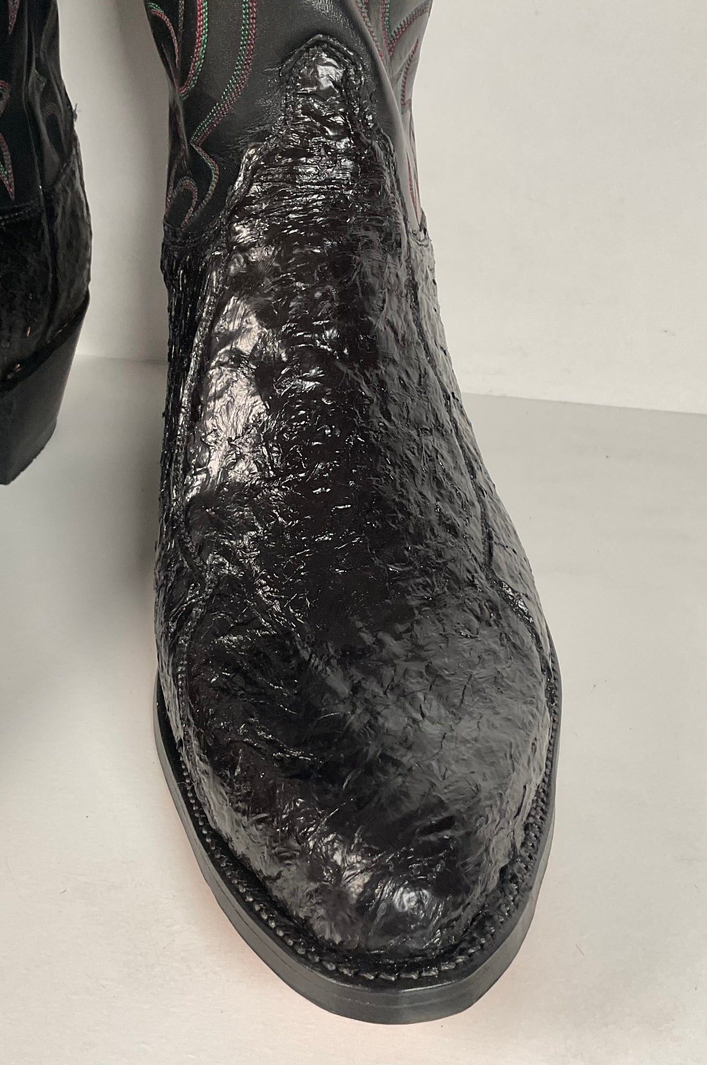 Vintage Olathe Sea Bass Cowboy Boots | Exotic | USA Made | 13 EE