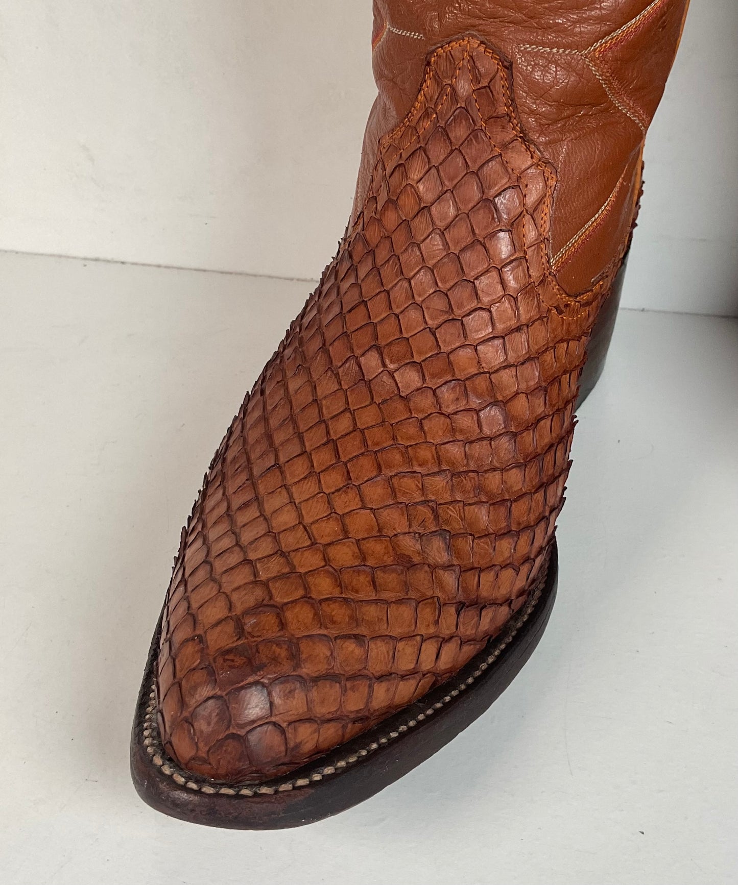 Exotic Anaconda Snakeskin Cowboy Boots Mexico 28.5 | US Men’s 10.5
