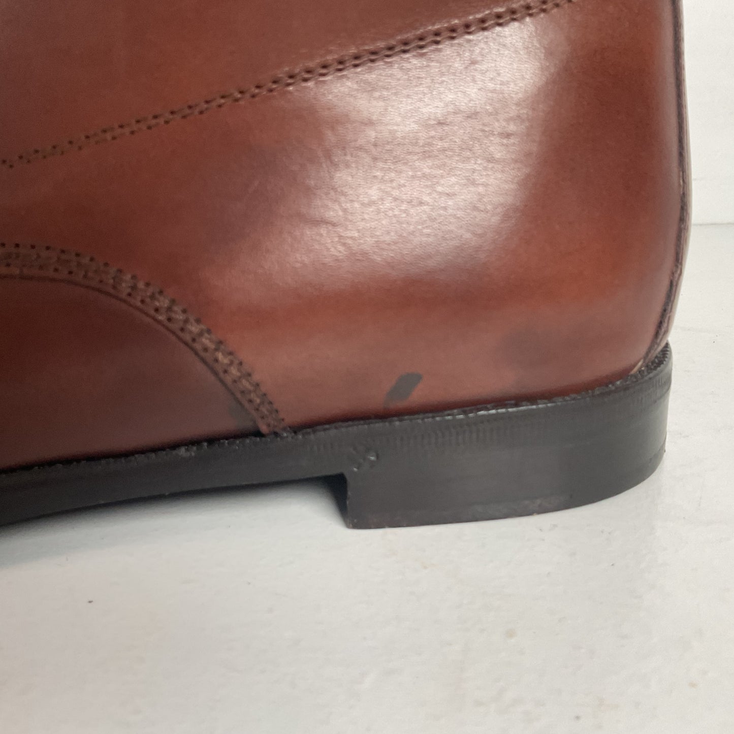 Women’s Ralph Lauren Victorian Style Boots 6.5 B Brown Leather Purple Label