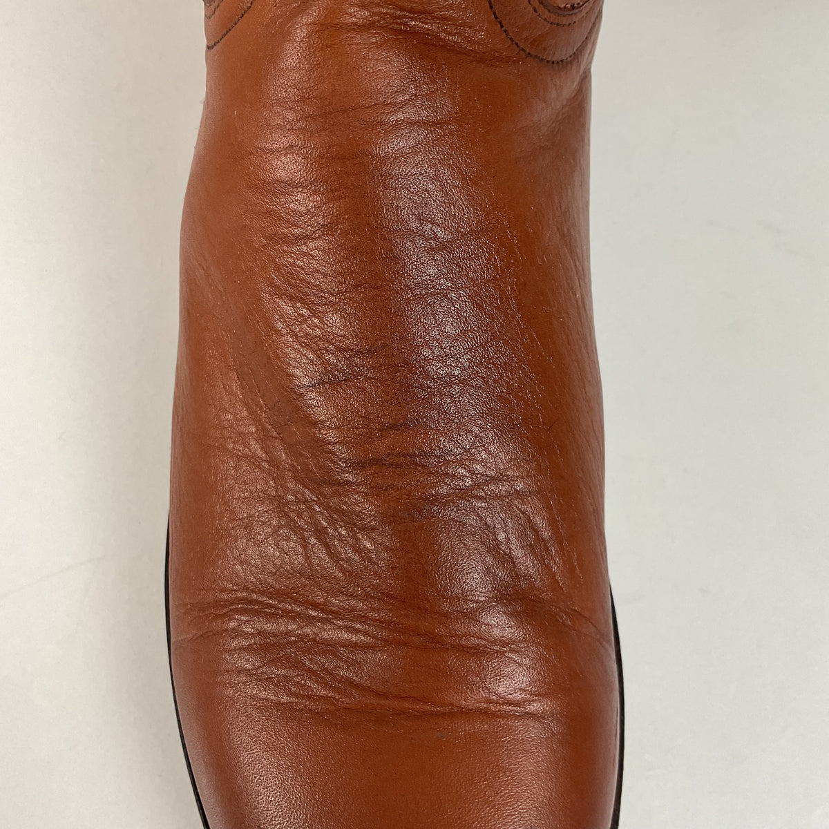 Lucchese 2000 Roper Boots | USA Made | Brown Calf | Men’s 9.5 D