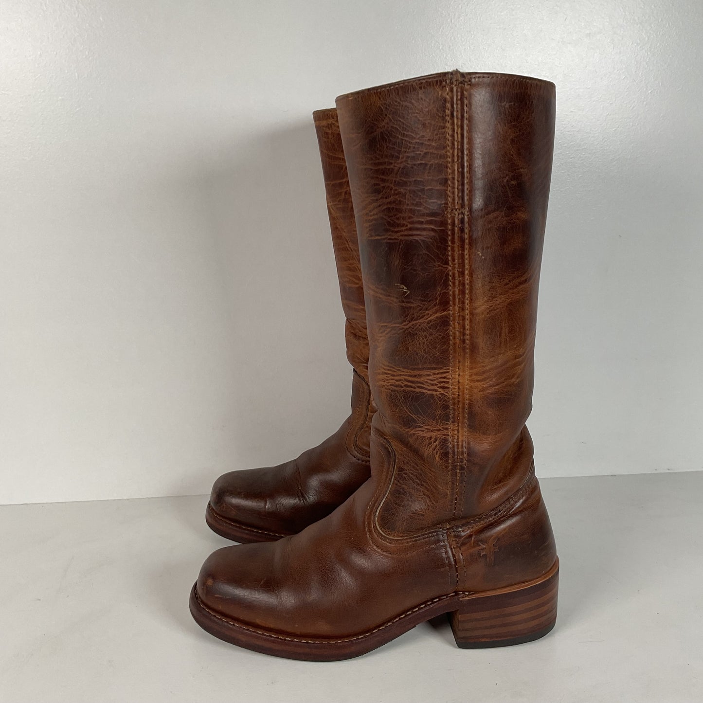 Frye Campus Boots | USA Made | Distressed Brown | Women’s 7 M
