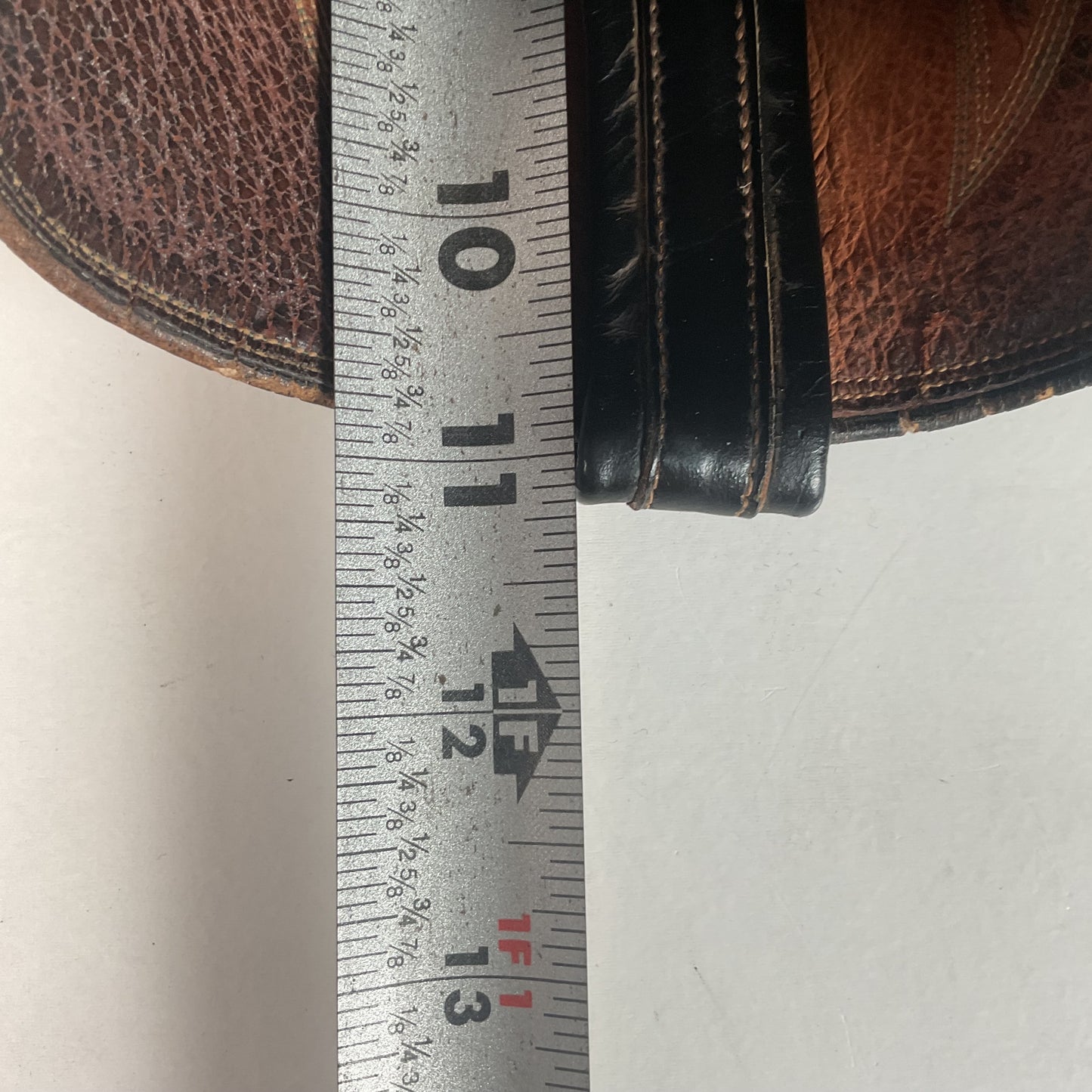 1950s Tony Lama Cowboy Boots | Black | Distressed | Men’s 9.5