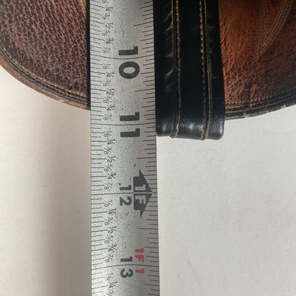 1950s Tony Lama Cowboy Boots | Black | Distressed | Men’s 9.5