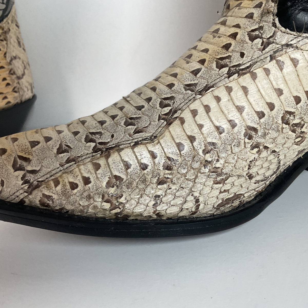 Vintage Code West Viper Snakeskin Cowgirl Boots | Exotic | Women’s 9 M
