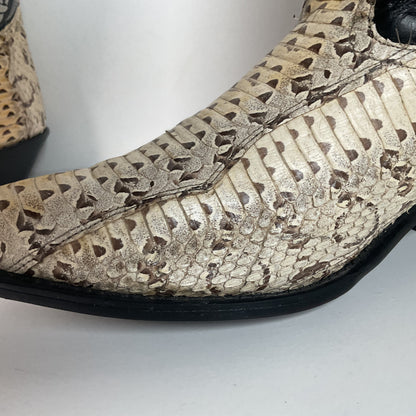 Vintage Code West Viper Snakeskin Cowgirl Boots | Exotic | Women’s 9 M