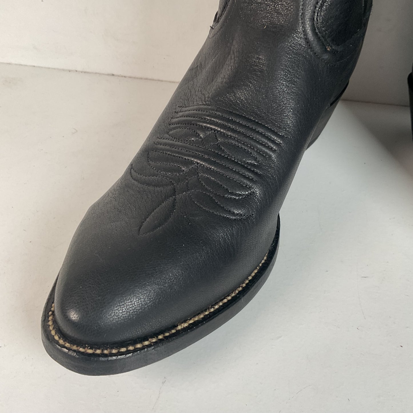 Vintage Justin European Elk Cowboy Boots | USA Made | 11 EE