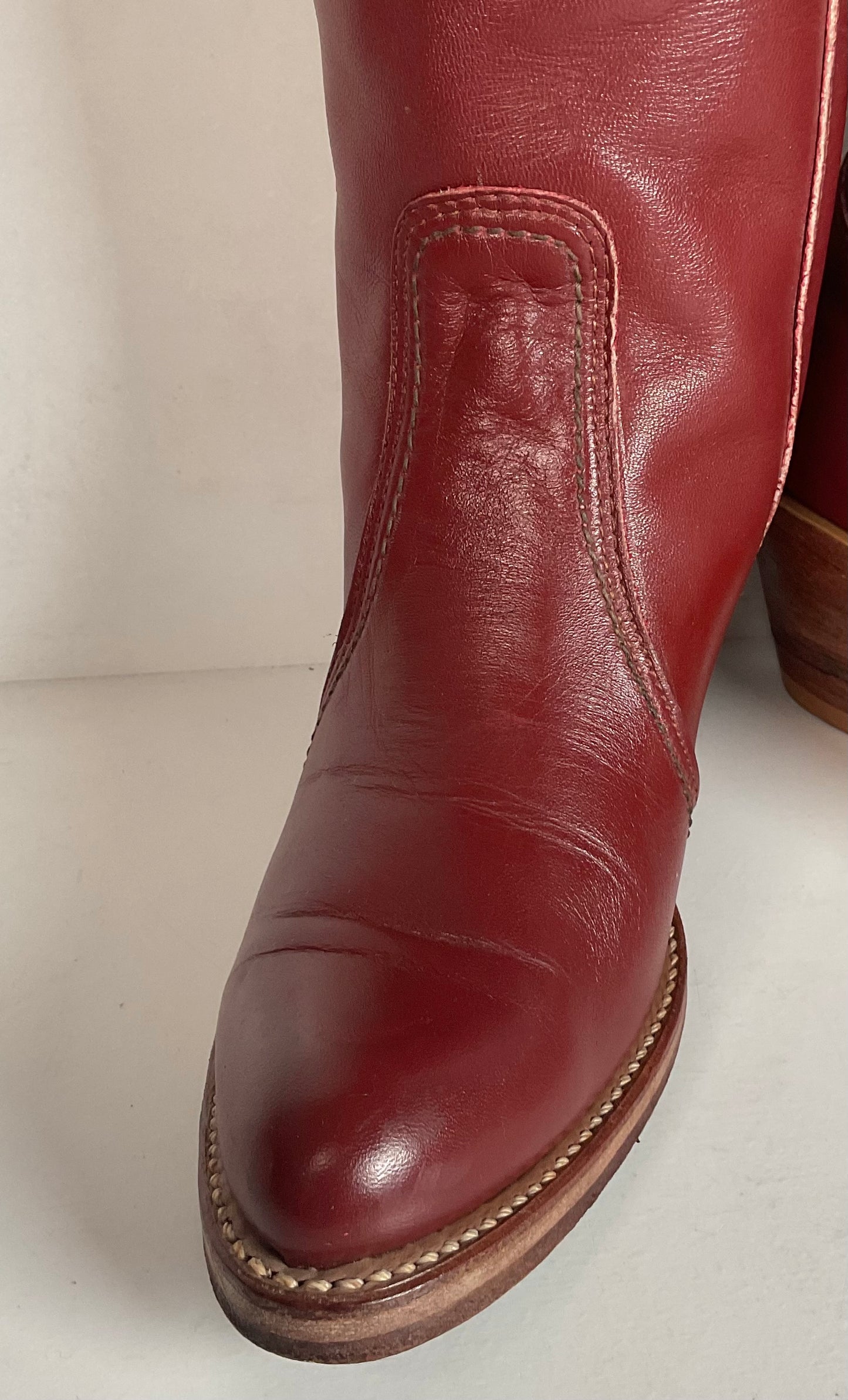 Vintage 1970s Sears’ Berman Tall Riding Boots 7 B USA Made Campus