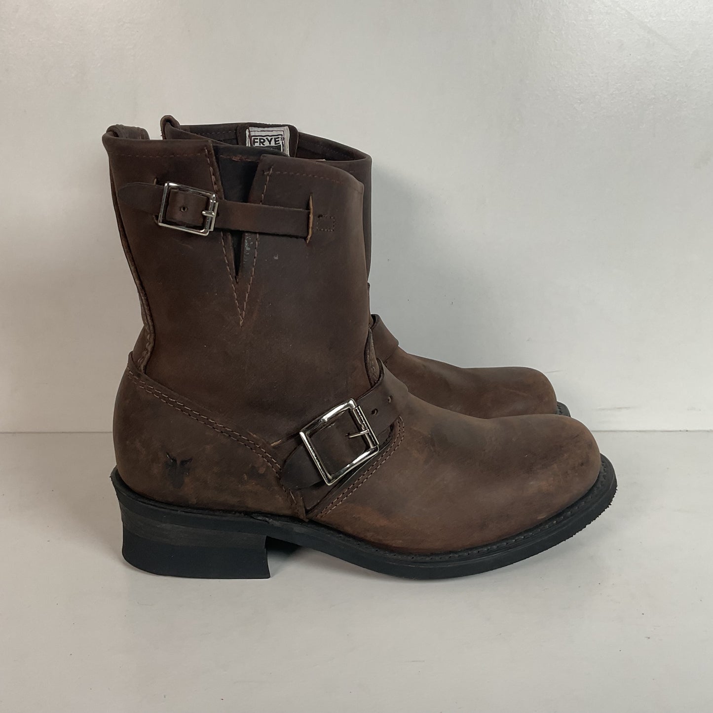 Frye Women’s 8R Engineer Harness Boots 8.5 M Style 77500 USA Made Shorty