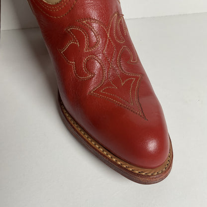Vintage Capezio Butterfly Cowgirl Boots | Tooled Inlays | USA Made | Women’s 8 M