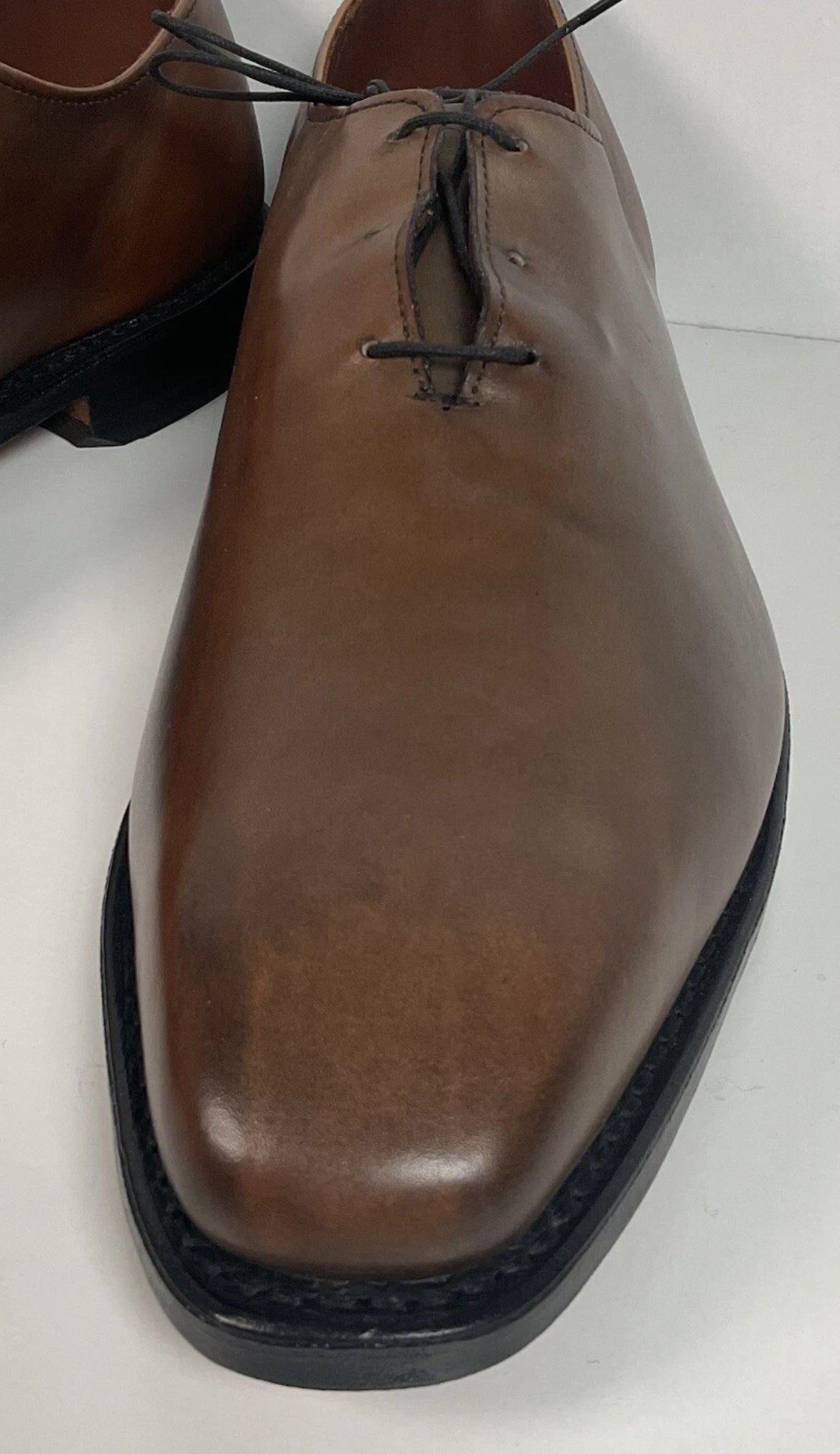 Allen Edmonds Bourbon Hanover Oxford Shoes 9.5 D Whole Cut
