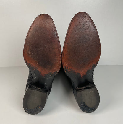 Vintage Texas Imperial Cowboy Boots | Python Snakeskin | USA Made | Men’s 9.5 D