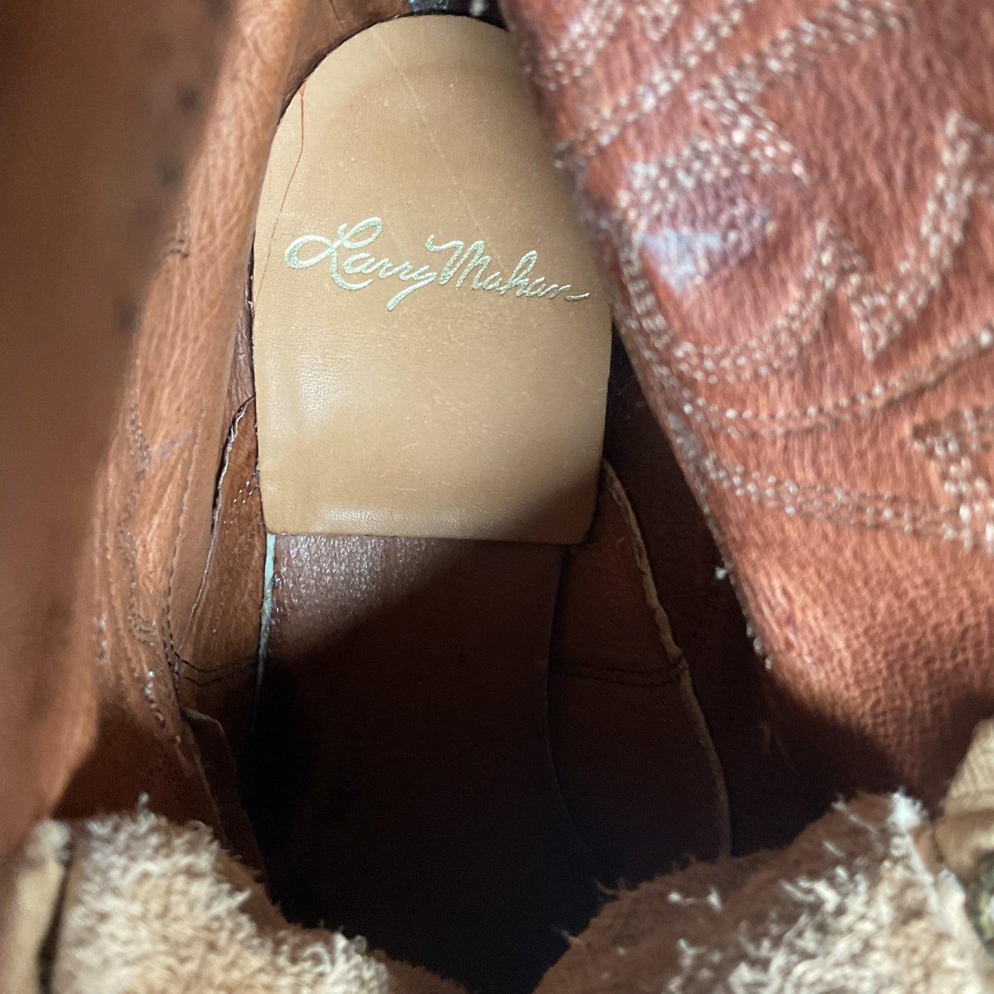 Vintage Larry Mahan Packer Boots | Cowgirl | Lace Up | USA Made | Women’s 8 M