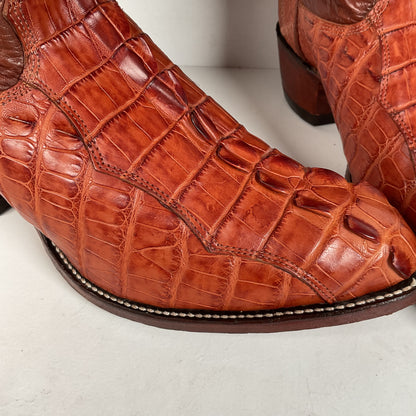 Alberta Boot Company | Alligator Cowboy Boots | Tail Cut | Men’s 9 EE